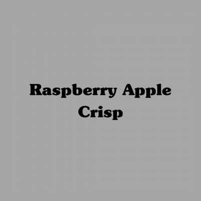 Raspberry Apple Crisp