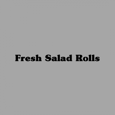 Fresh Salad Rolls