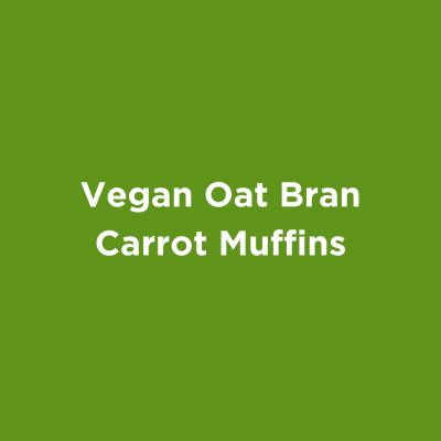 Vegan Oat Bran Carrot Muffins