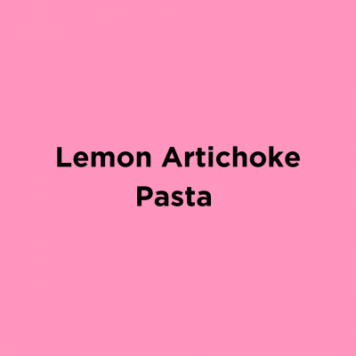 Lemon Artichoke Pasta