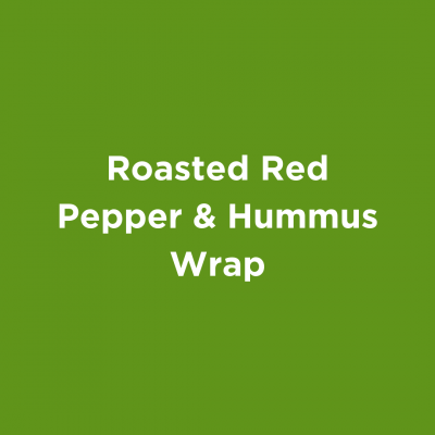 Roasted Red Pepper & Hummus Wrap