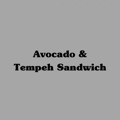 Avocado & Tempeh Sandwich