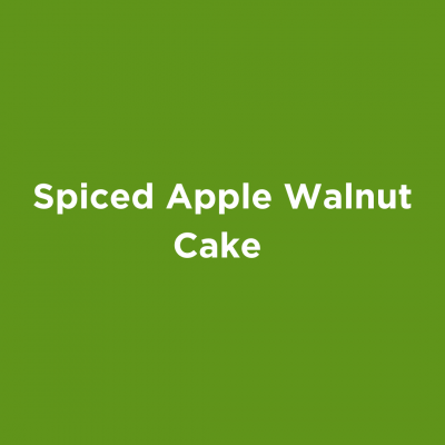 Spiced Apple Walnut Cake
