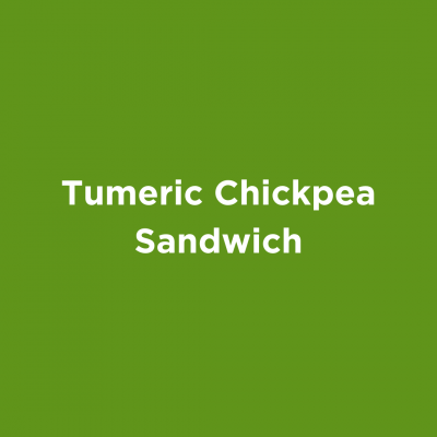 Tumeric Chickpea Sandwich