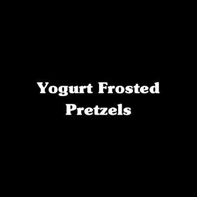 Yogurt Frosted Pretzels