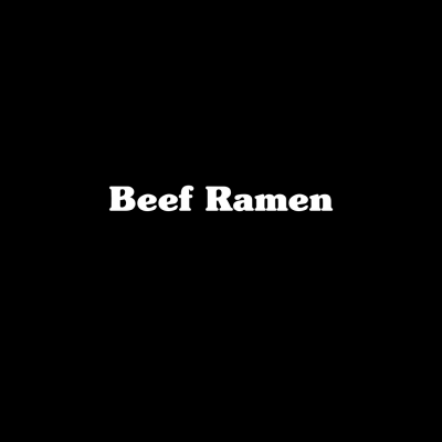 Beef Ramen