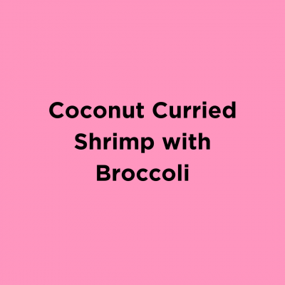 Coconut Curried Shrimp with Broccoli