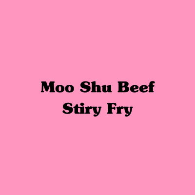 Moo Shu Beef Stir Fry