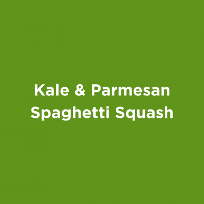 Kale & Parmesan Spaghetti Squash