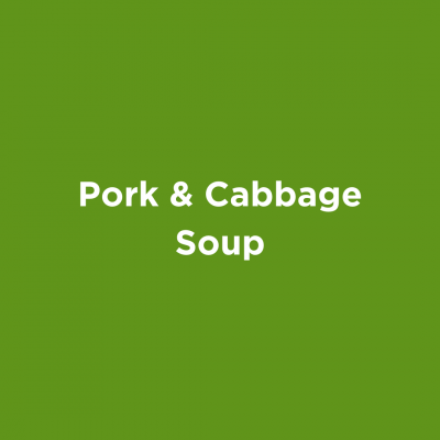 Pork & Cabbage Soup