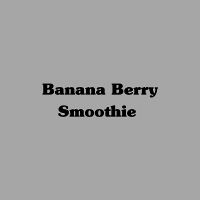 Berry Banana Smoothie