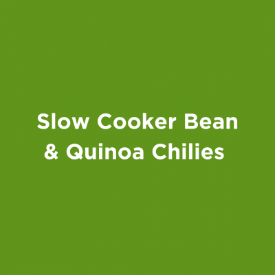 Slow Cooker Bean & Quinoa Chili