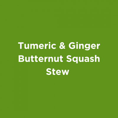 Tumeric & Ginger Butternut Squash Stew