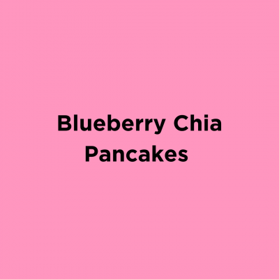 Blueberry Chia Pancakes