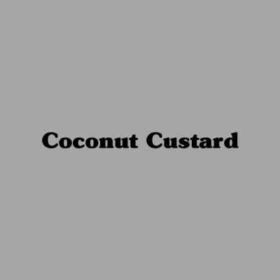 Coconut Custard