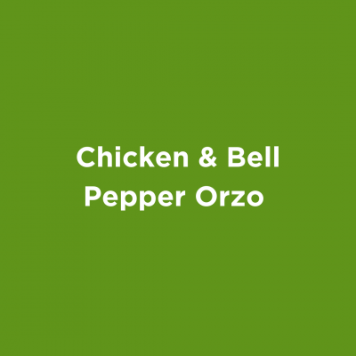 Chicken & Bell Pepper Orzo